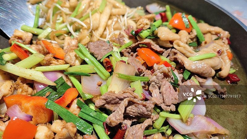 贵州美食特色烙锅图片素材