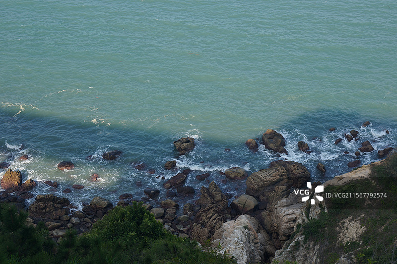 苏峰山瞰海图片素材