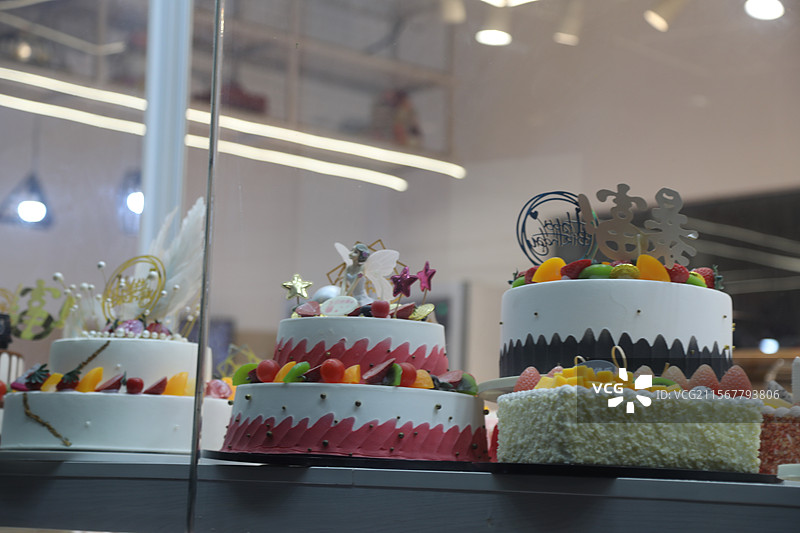 重庆市云阳县的蛋糕店糕点甜品面包水果蛋糕图片素材