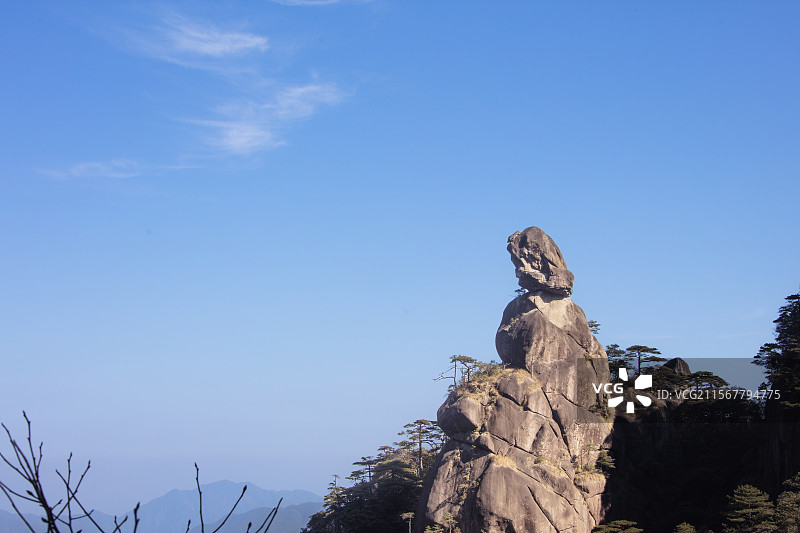 江西三清山神女峰图片素材
