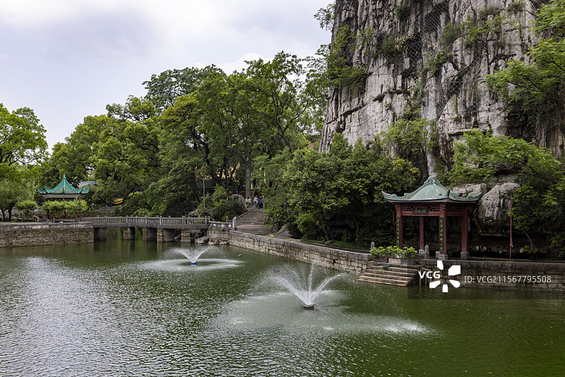 广西桂林市独秀峰王城景区摄影图片图片素材