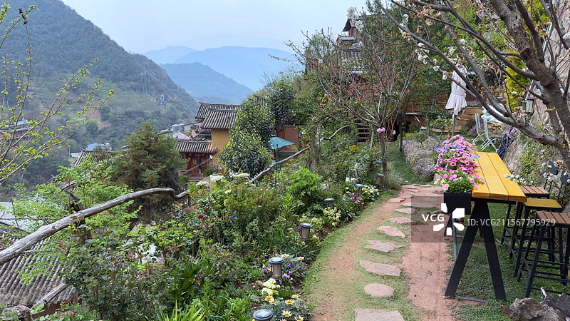 云南大理千年古村落-诺邓图片素材