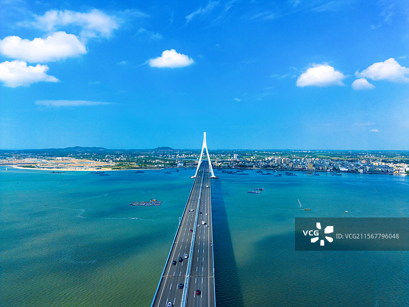 海南海文大桥图片素材