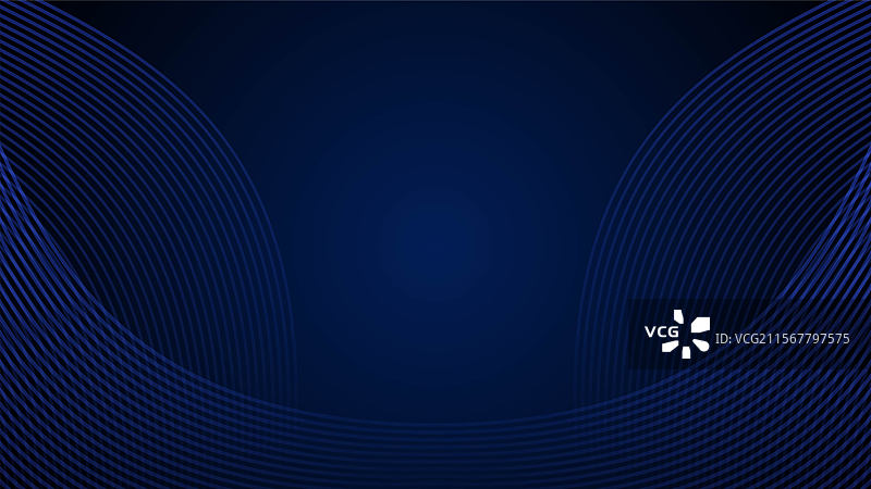 蓝色曲线抽象线条背景图片素材