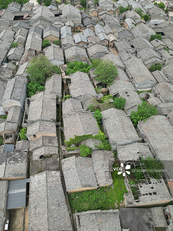 渼陂古村图片素材