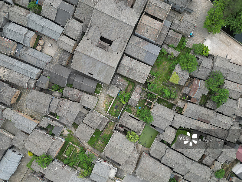 渼陂古村图片素材