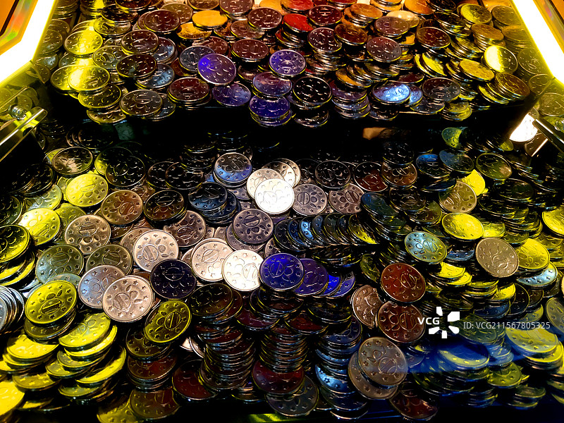 2025世界文旅产业博览会、游乐设备、游艺设备、游戏机、推币机、游戏币图片素材