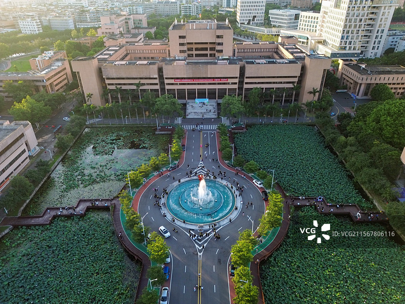 五邑夕照・校园情长图片素材