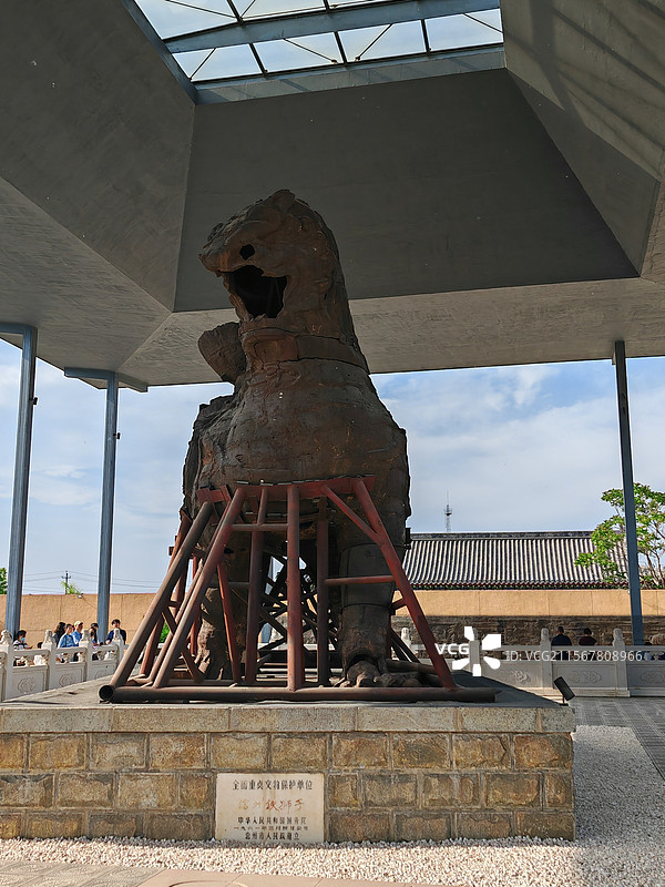 沧州铁狮子图片素材