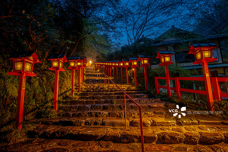 日本京都贵船神社图片素材