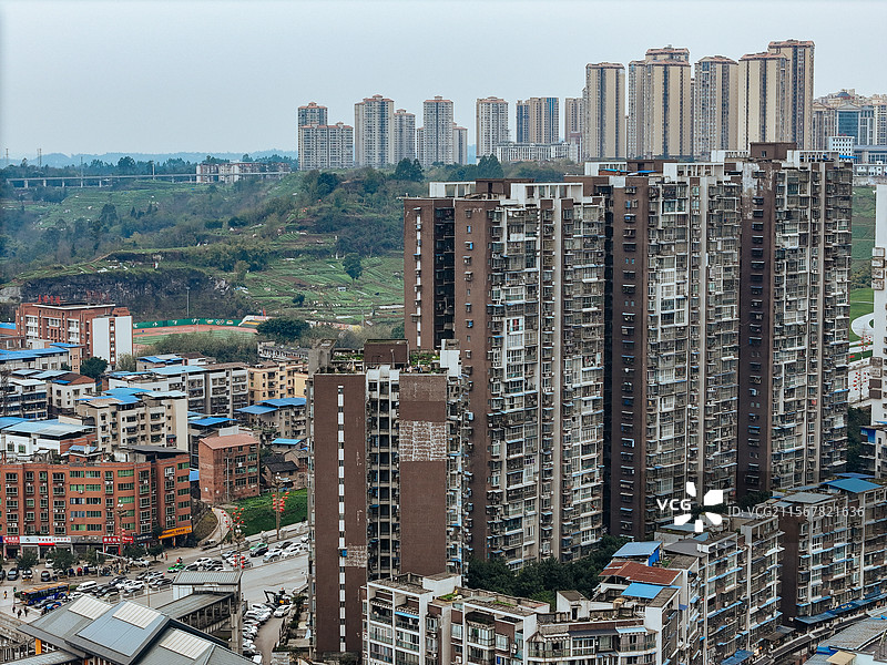 广安 广安区 清溪街 五福西路 城市 竹林子图片素材