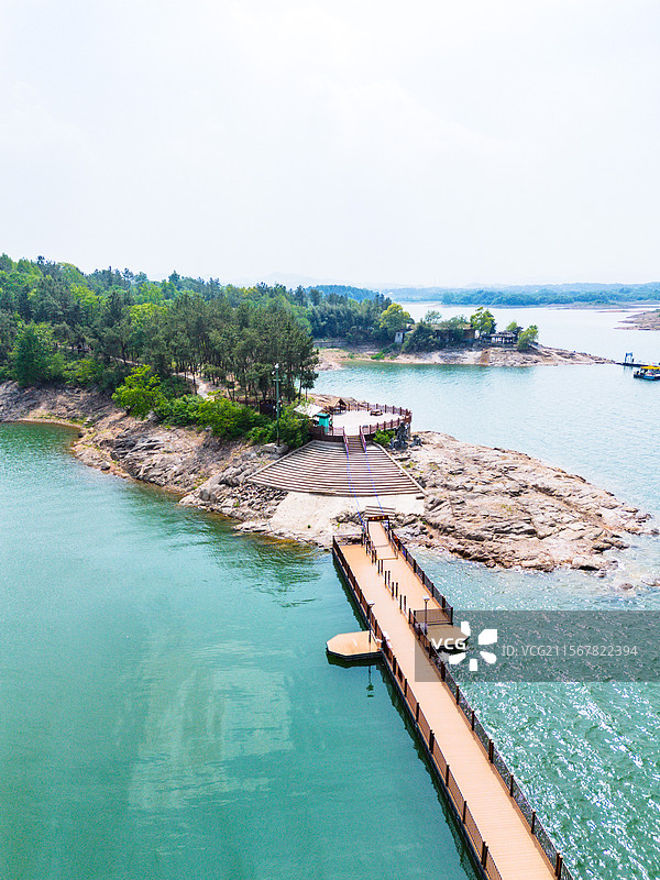 六安万佛湖旅游景区图片素材