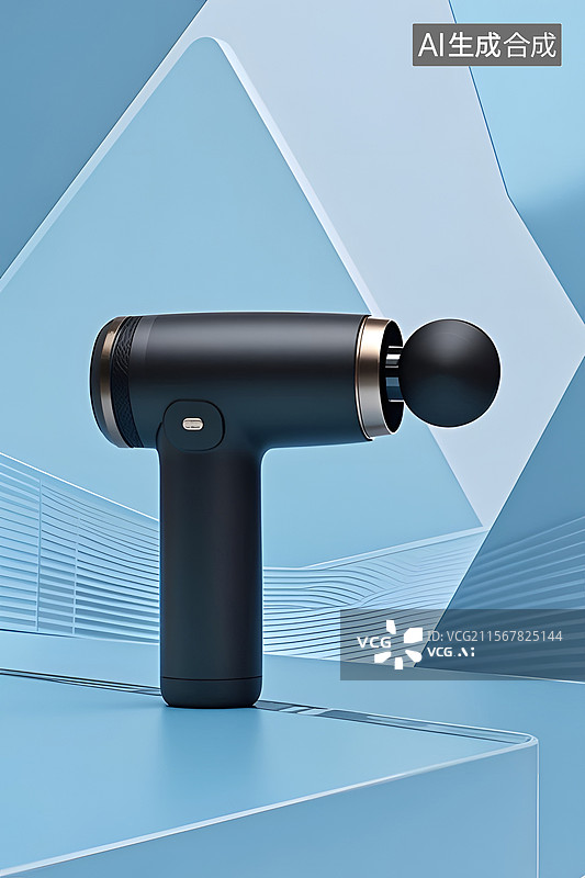 【AI数字艺术】筋膜枪C4D图片素材