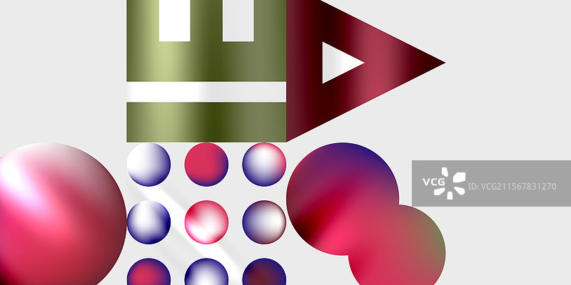 三角形、圆形、正方形、矩形的设计图片素材