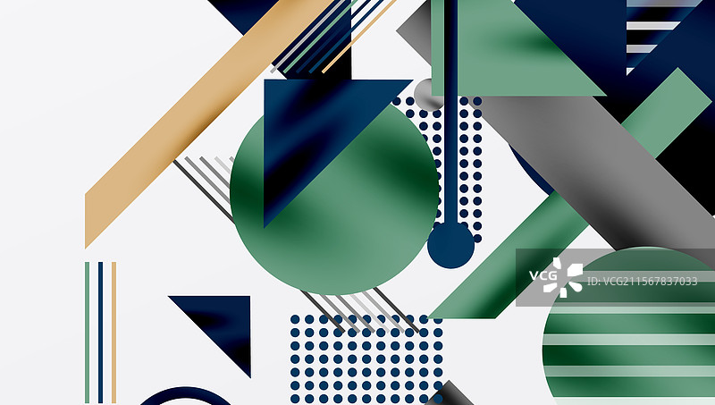 几何抽象背景与大胆的形状图片素材