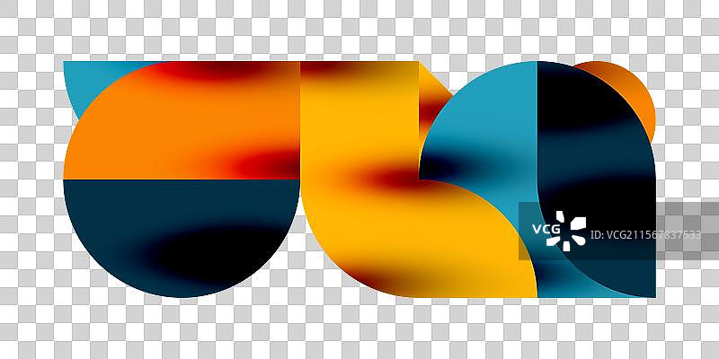 科技极简圆形几何艺术图片素材