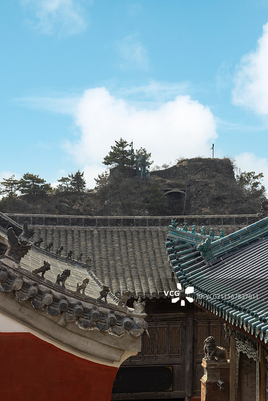 湖北省十堰市武当山风景区道观群户外风光图片素材