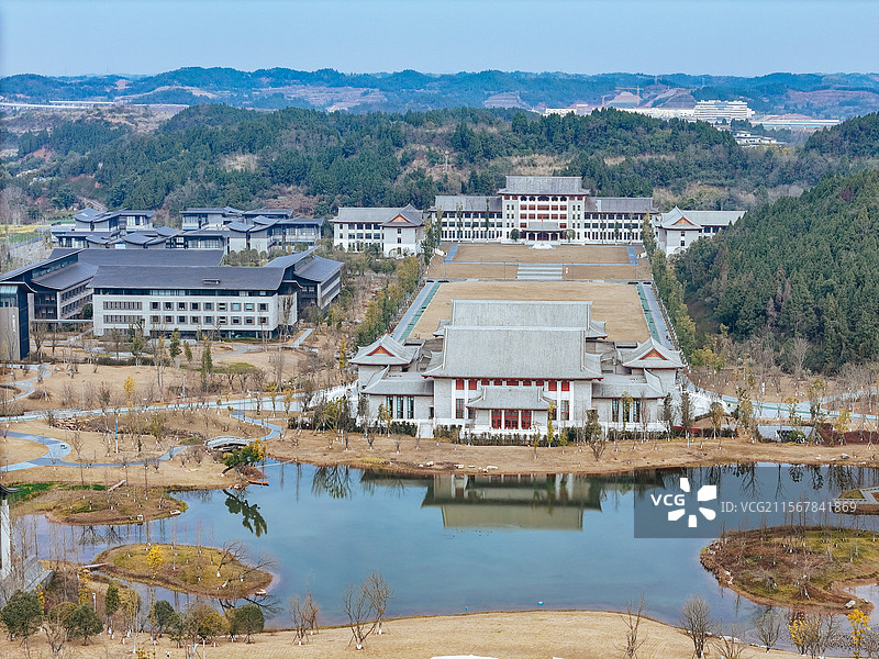 成都美术学院 川音美 资阳 雁江区 资州大道 校园图片素材