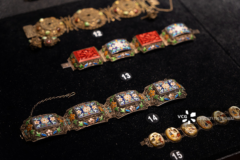 二十世纪五六十年代外销创汇手链，，广州十三行博物馆藏品图片素材