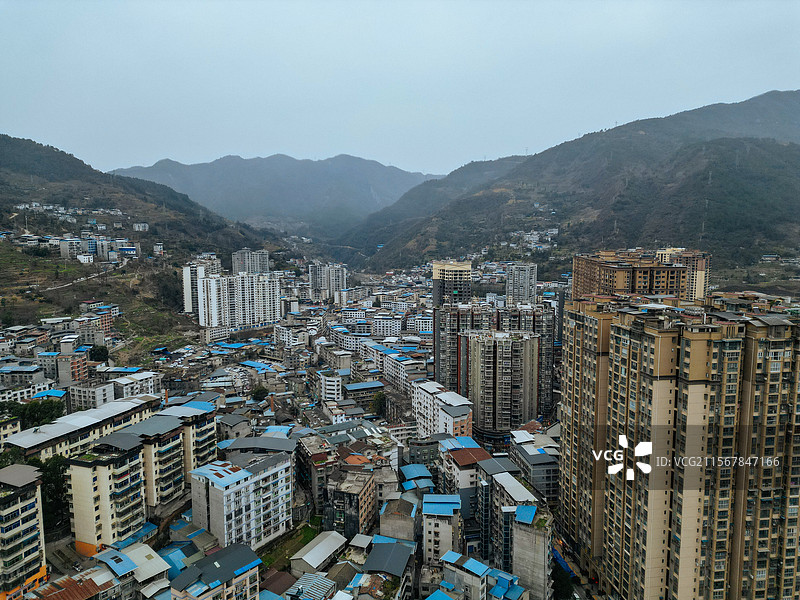 万源市 万兴路 银川大道 唐家坡 后江 城市图片素材