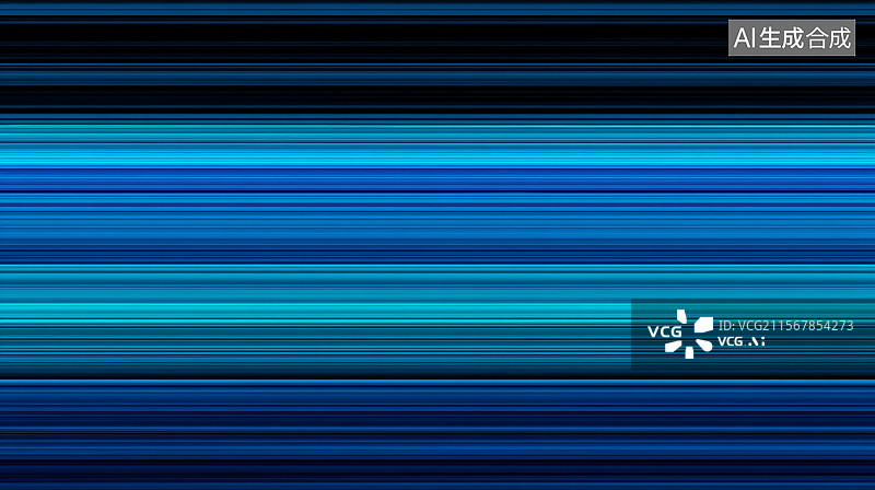 【AI数字艺术】蓝色渐变水平条纹背景图片素材
