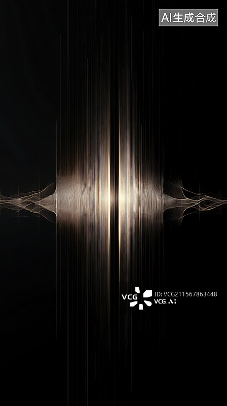 【AI数字艺术】对称光效背景图片素材