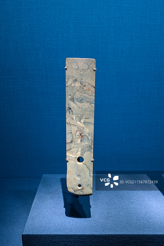 上海市博物馆展出的玉器文物图片素材