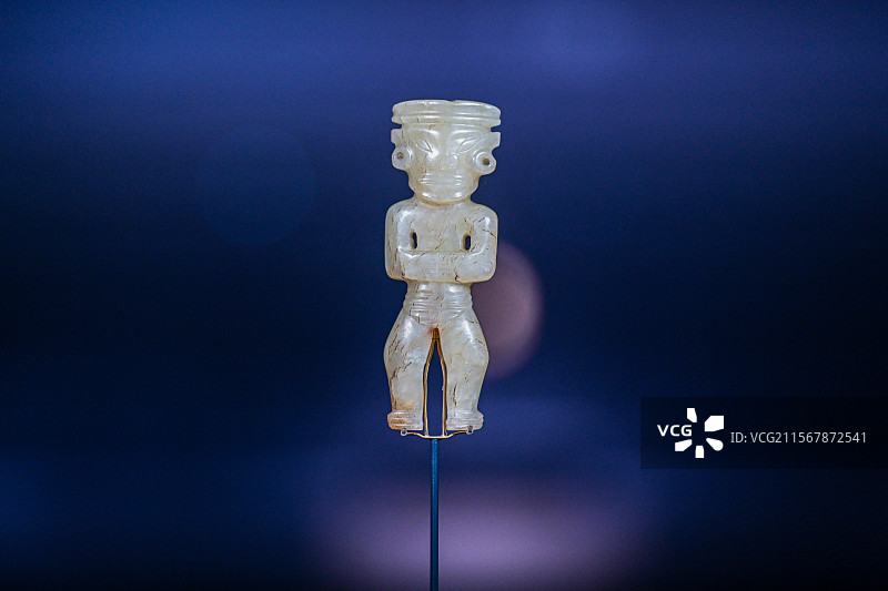 上海市博物馆展出的玉器文物图片素材