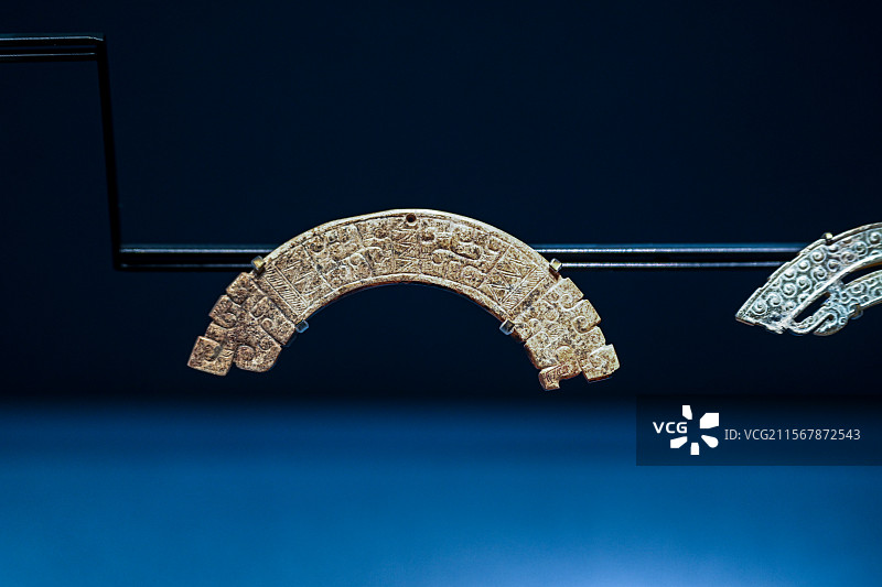 上海市博物馆展出的玉器文物图片素材