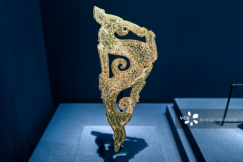 上海市博物馆展出的玉器文物图片素材