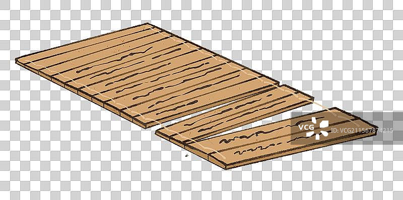 古代书桌桌子上的书籍纸张竹简元素图片素材