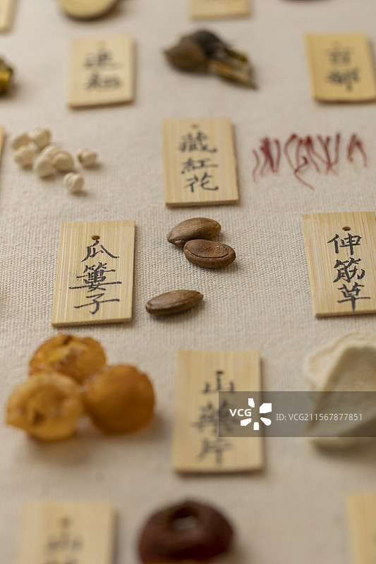 中药材瓜蒌子图片素材