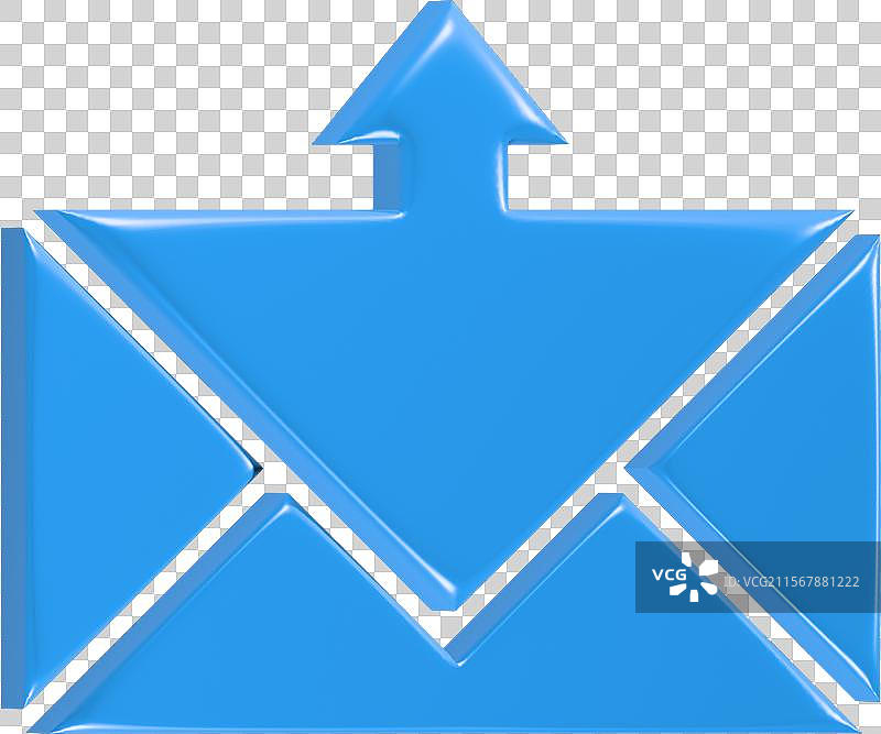 3D电子邮件图标图片素材