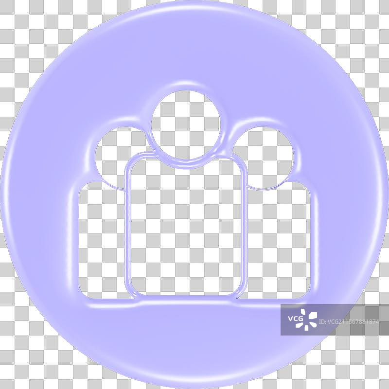 商务人士 3D 渲染图标图片素材