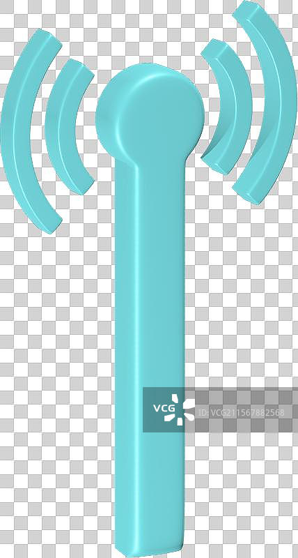 3D 无线网络图标图片素材