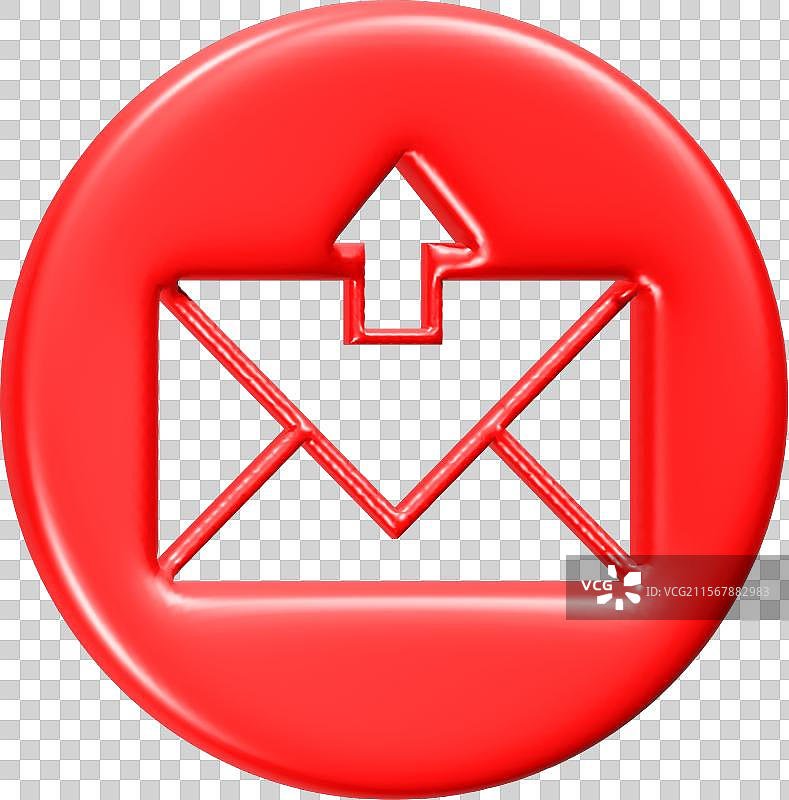 3D电子邮件图标图片素材