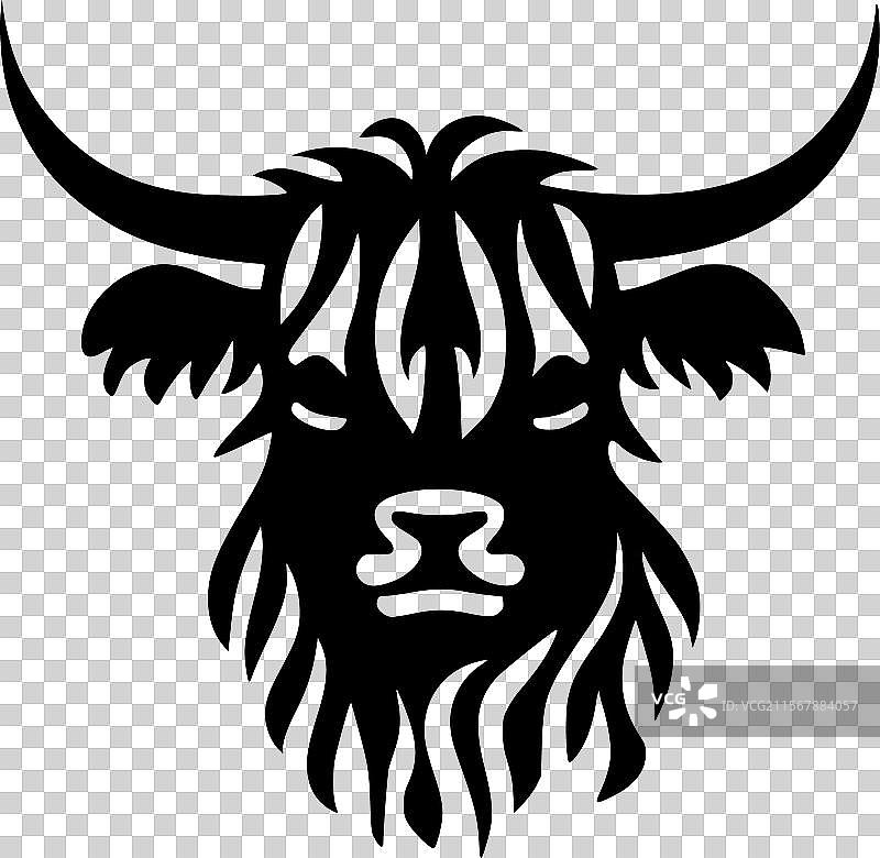 高地牛 - 极简风格的平面标志图片素材