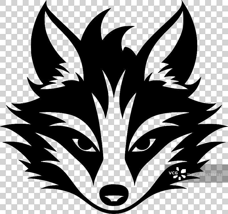 浣熊 - 极简和简单的轮廓图片素材