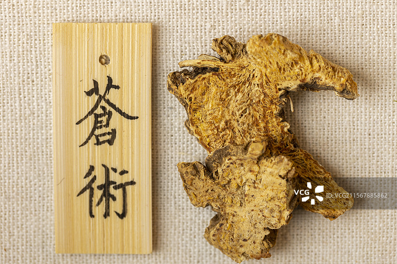 中药材苍术图片素材