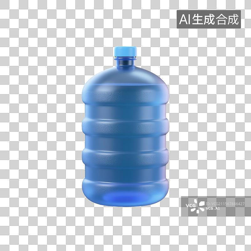 【AI数字艺术】卡通风格大桶水插图图片素材