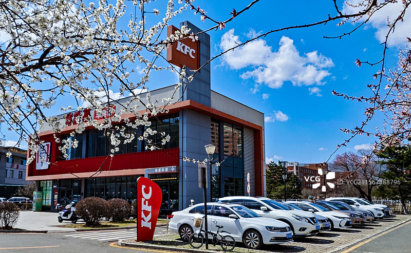 吉林省长春市肯德基汽车店图片素材