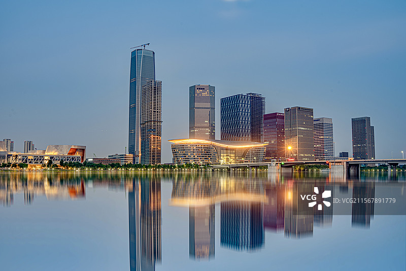 于家堡夜景图片素材