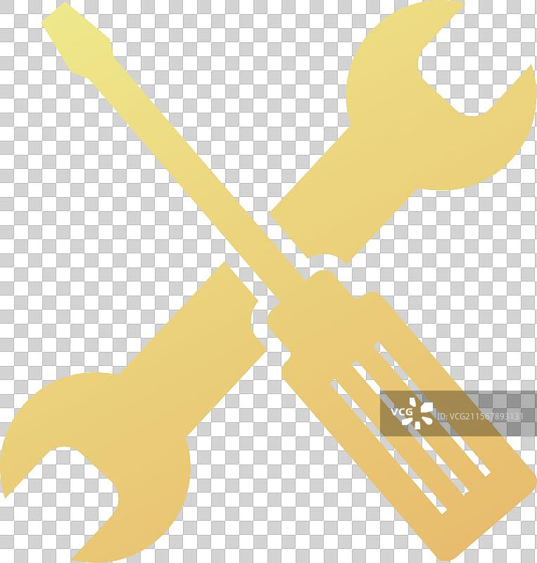 扁平化的螺丝刀图标图片素材