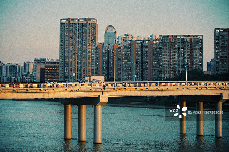 江西赣州的南河大桥图片素材