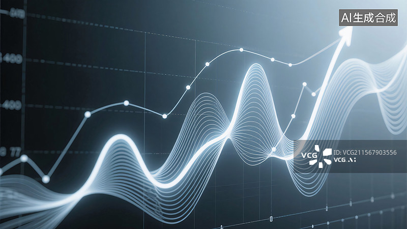 【AI数字艺术】未来经济趋势图图片素材