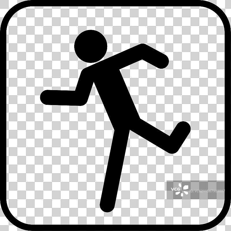 紧急出口标志图标图片素材