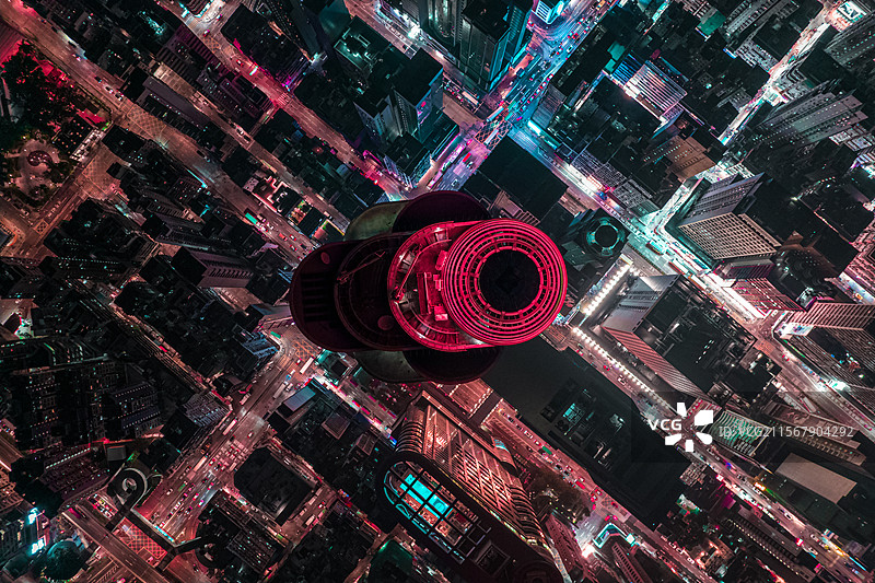 朗豪坊赛博调色版图片素材