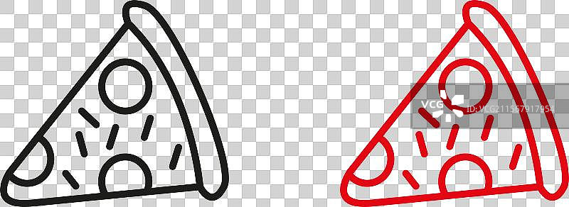 受欢迎且可定制的比萨设计图片素材