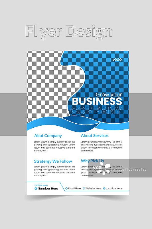 创意传单设计模板图片素材