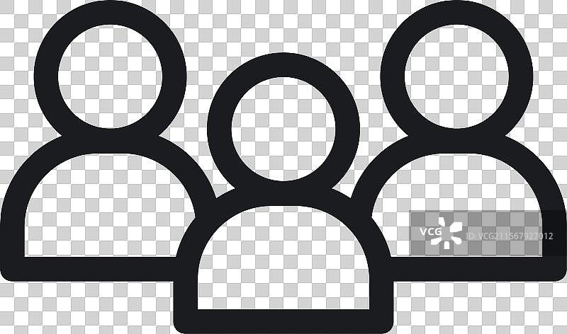 适合社区和团队的用户组图标图片素材